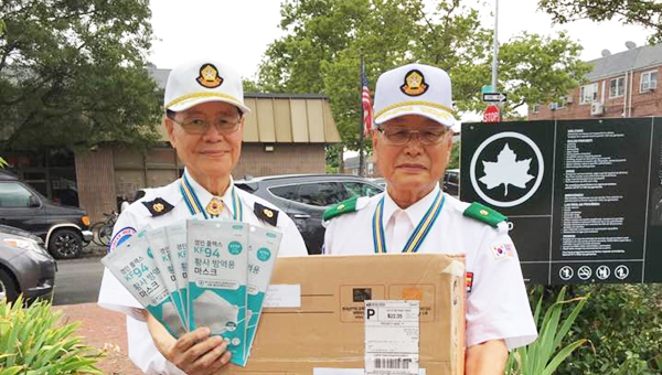 한국 건설업체 “ 포레스트 하이츠” 한국전  참전용사들에게 마스크 전달