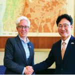장성길 총영사-코텍 오레곤 주지사 첫 회담